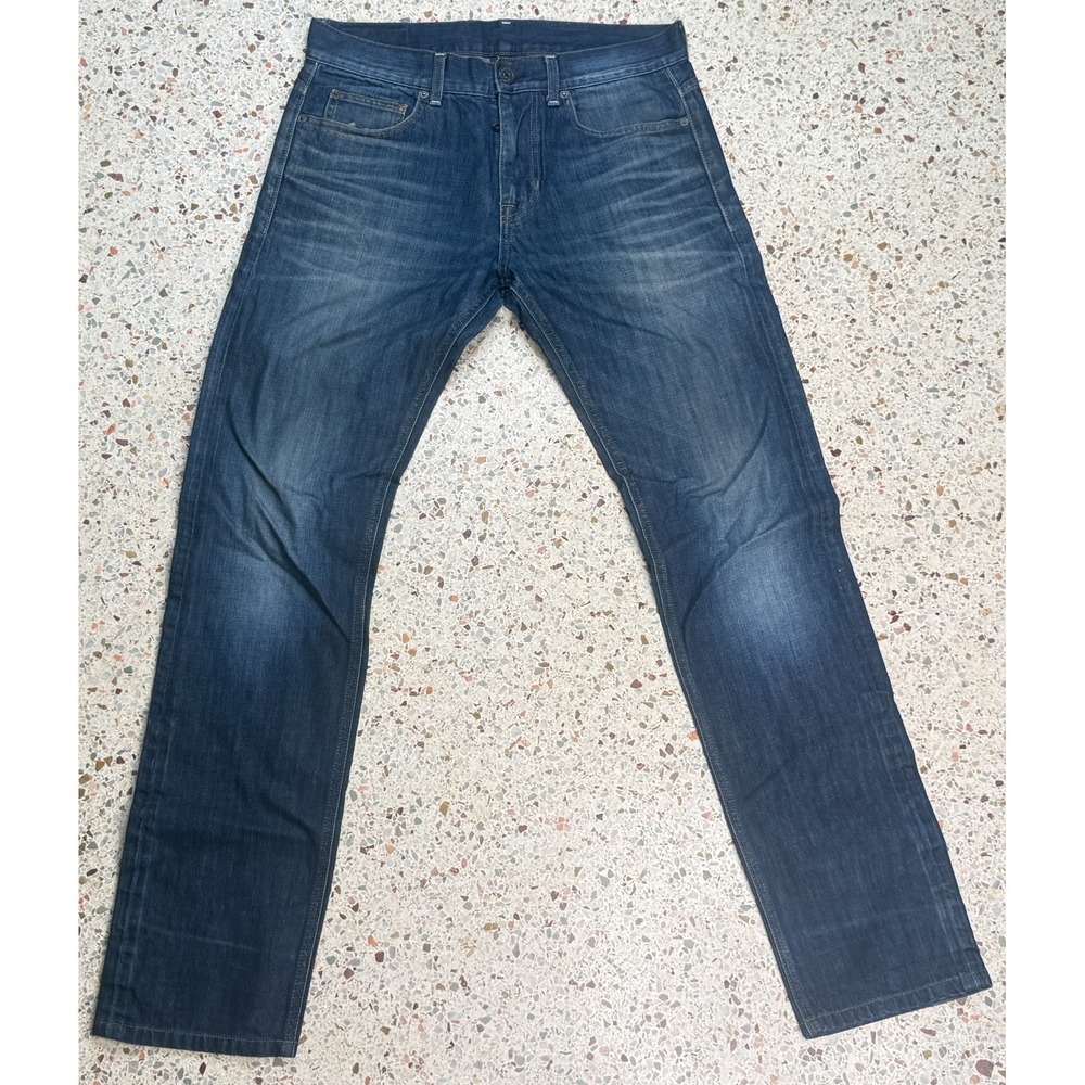 Armani Exchange Men's Back Zipper Pocket Selvedge Denim Jeans Size 32